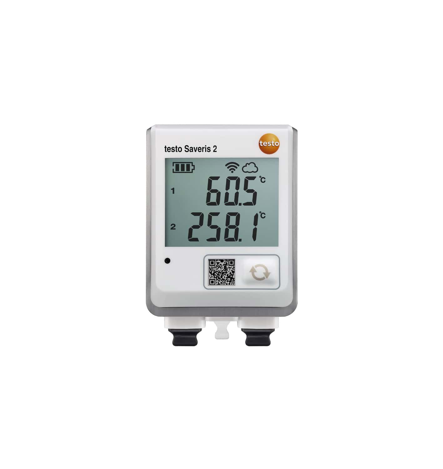 testo Saveris 2-T3 - WiFi data logger with display and 2 connections for TC temperature probes